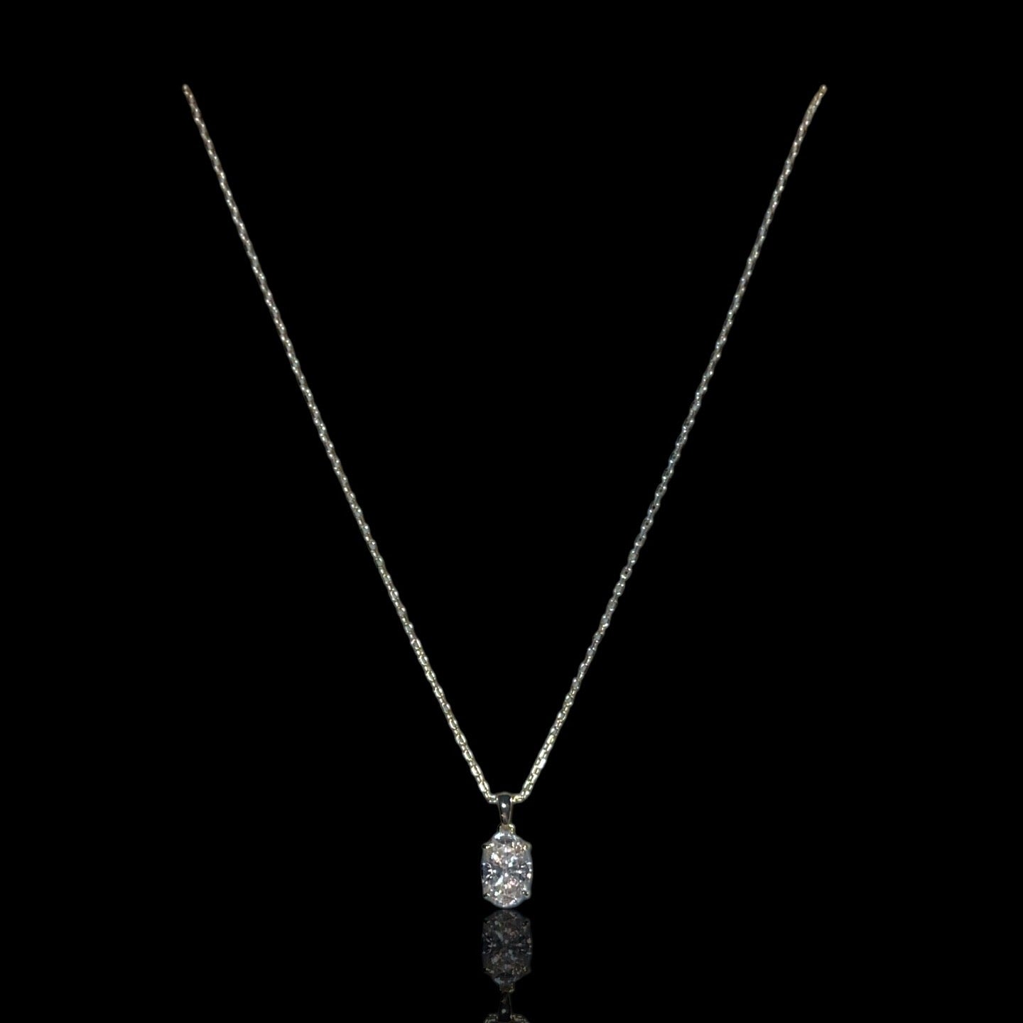 Moissanite Pendant Necklace