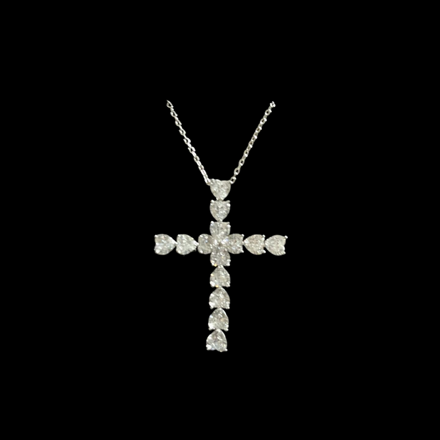 Heart Cross Necklace