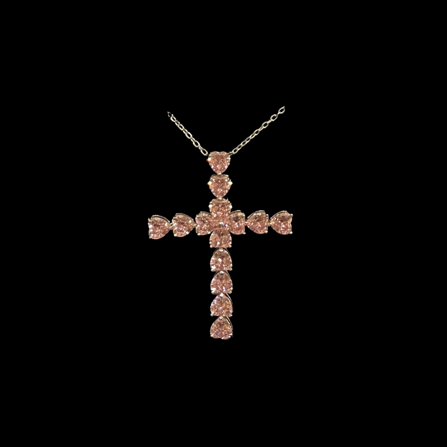 Heart Cross Necklace